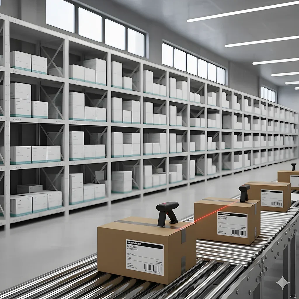 LifeNest logistics warehouse managing the exclusive distribution of premium health and wellness products across Cyprus